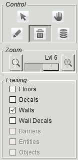 Erasing Options